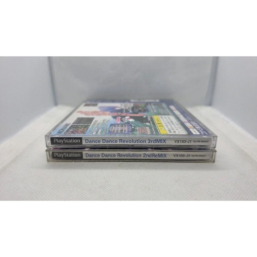 Lot of 2 Dance Dance Revolution 2nd ReMIX & 3rdMIX (PlayStation, 1999) Japanese